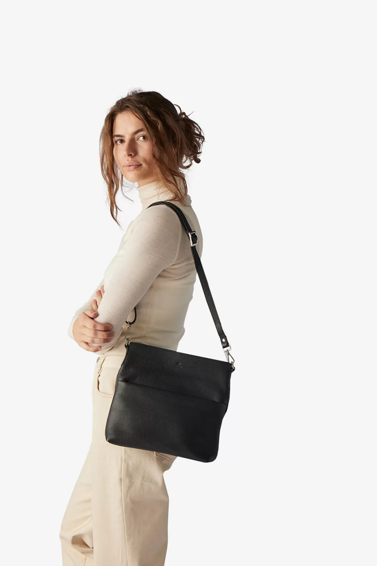 Adax Cormorano Shoulder Bag Andrea Black Flash Sale