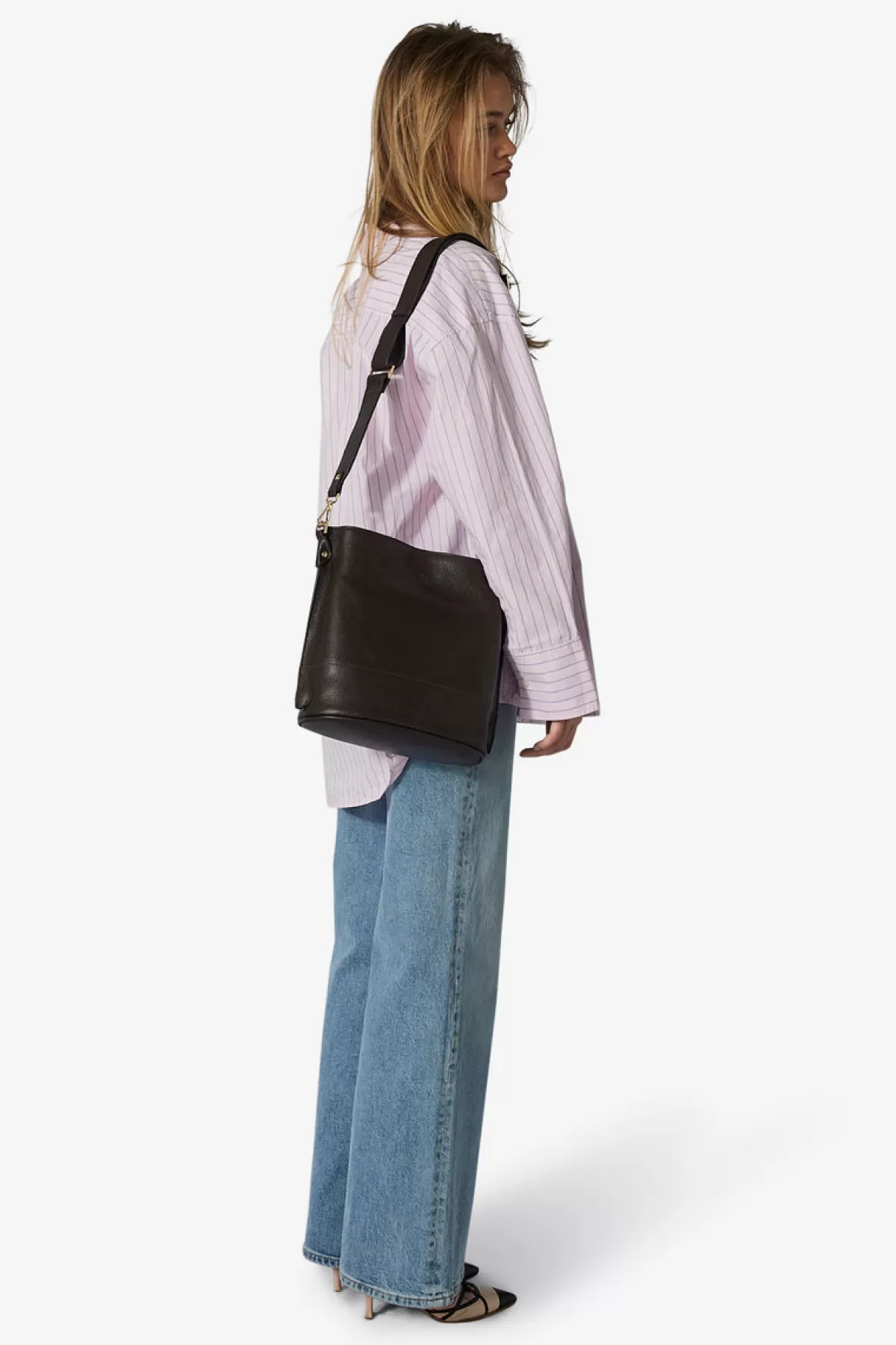 Adax Cormorano Shoulder Bag Kristin Dark brown Best Sale