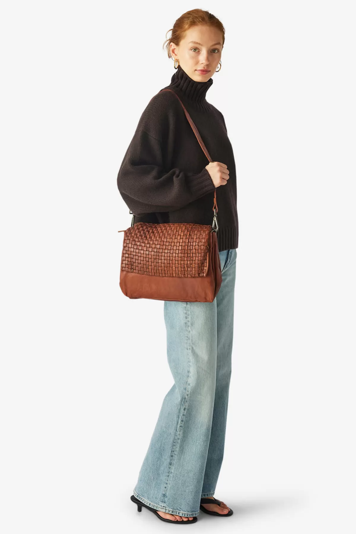 Adax Corsico Shoulder Bag Athena Cognac Cheap