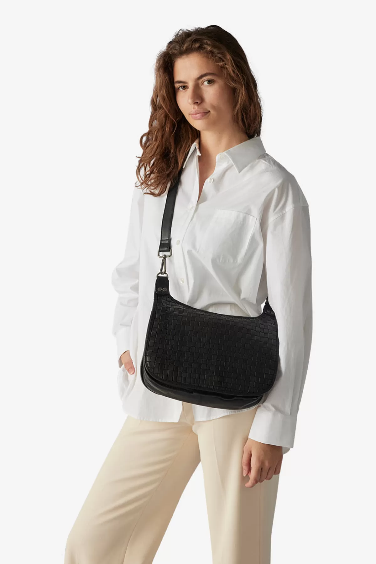 Adax Corsico Shoulder Bag Rosana Black New