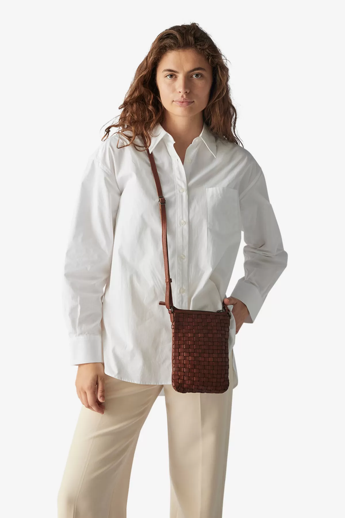 Adax Corsico Shoulder Bag Vivienne Cognac Cheap