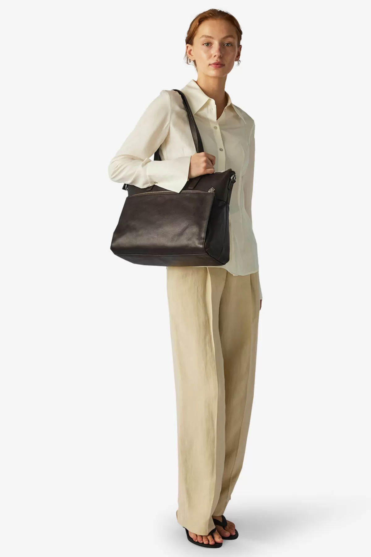 Adax Napoli Working Bag Malia 14u00a8 Dark brown Cheap