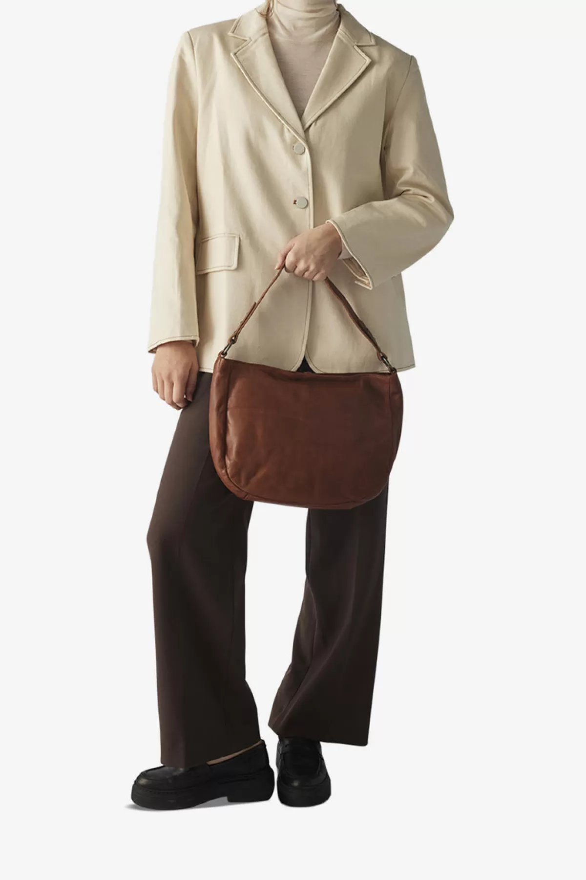 Adax Pixie Shoulder Bag Ann Cognac Clearance