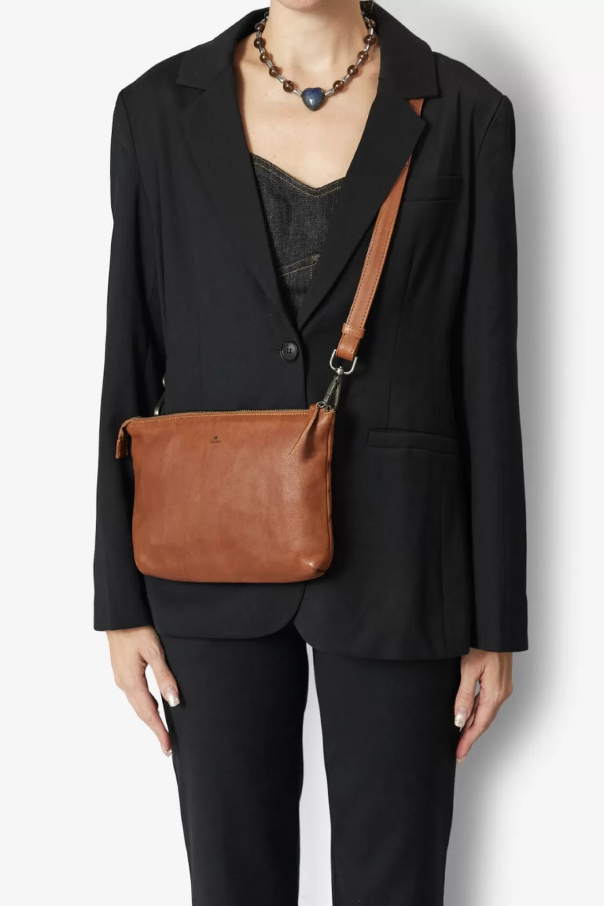 Adax Pixie Shoulder Bag Nadine Cognac Online