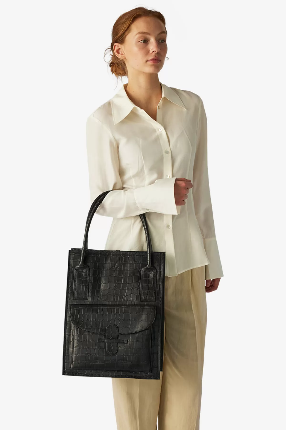 Adax Ragusa Shopper Tina Black Cheap