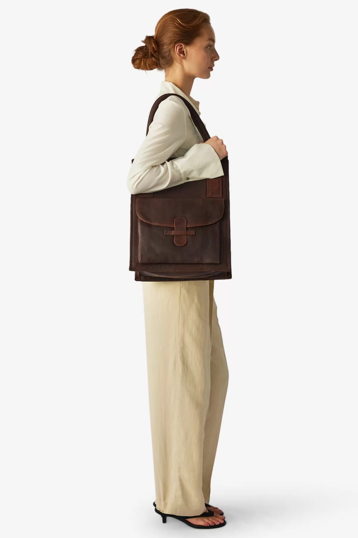 Adax Ragusa Shopper Tina Dark brown Store