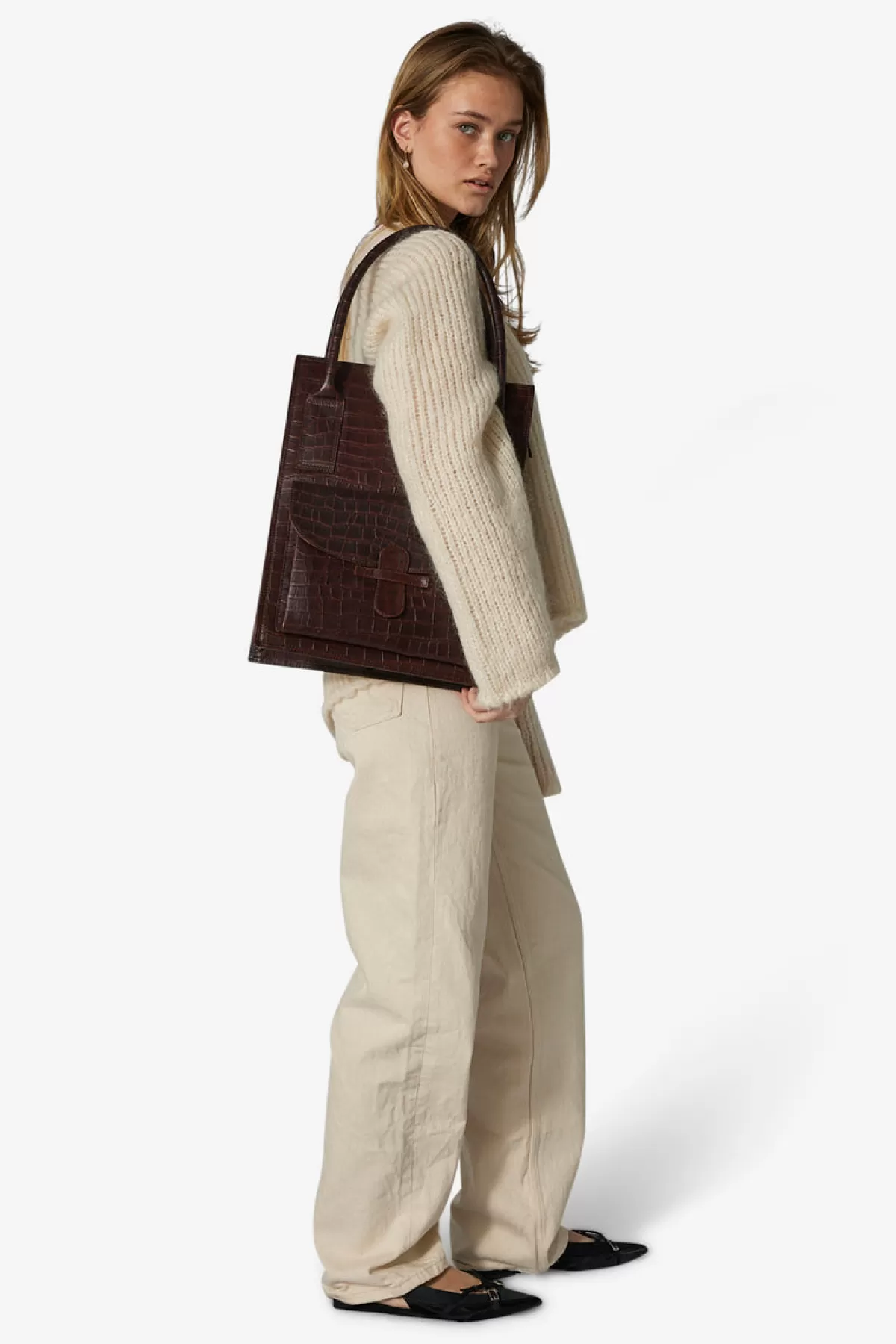 Adax Ragusa Shopper Tina Dark brown Store