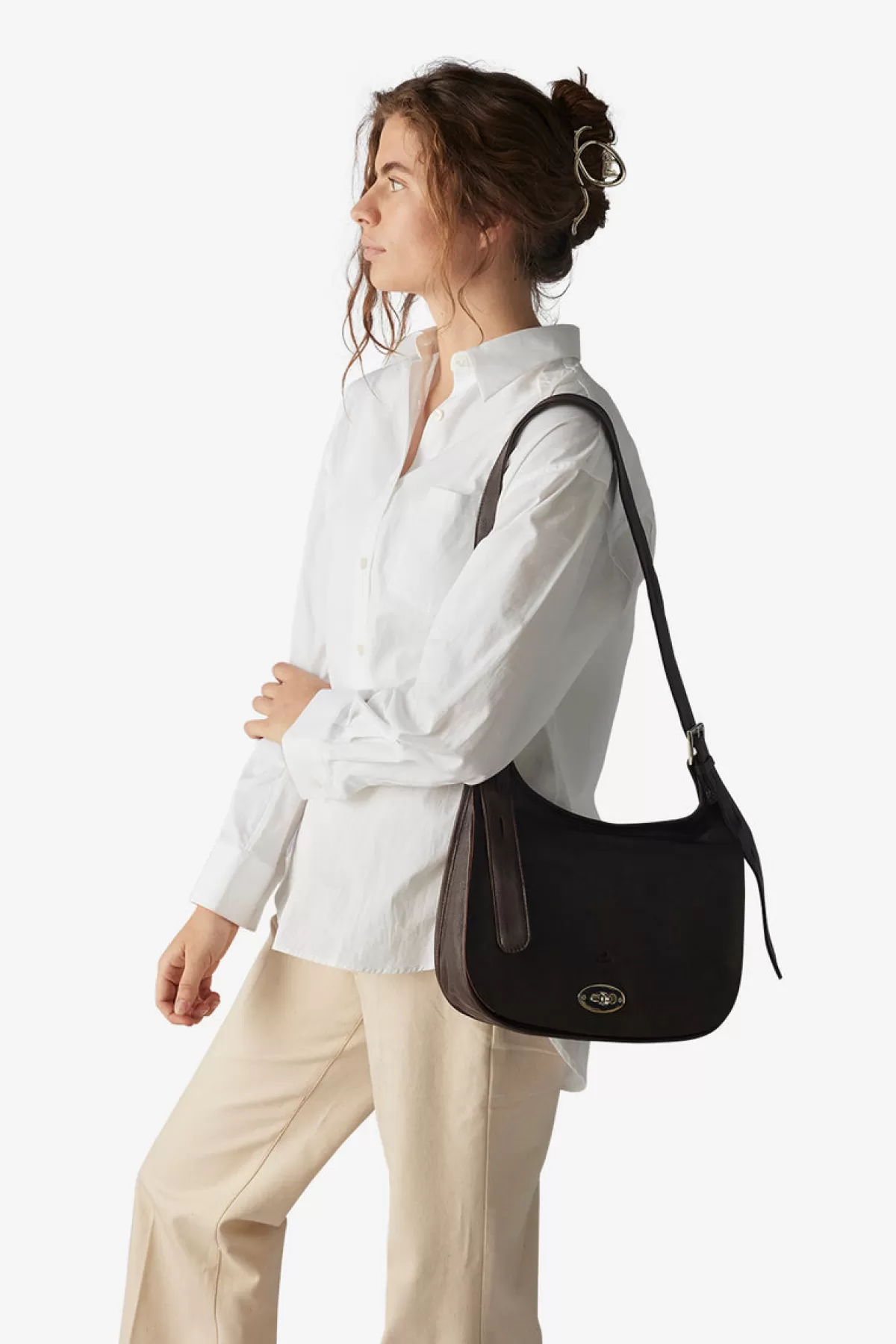 Adax Ravenna Shoulder Bag Amira Dark brown Cheap