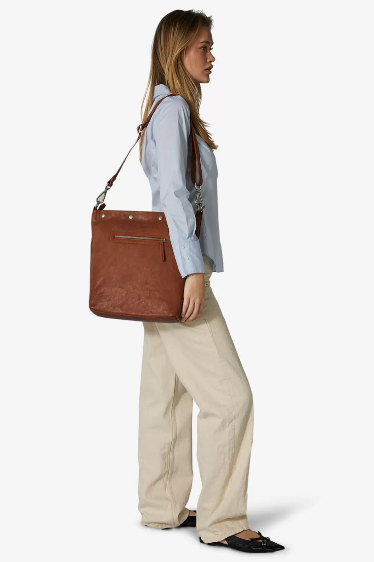 Adax Ravenna Shoulder Bag Elina Cognac Online