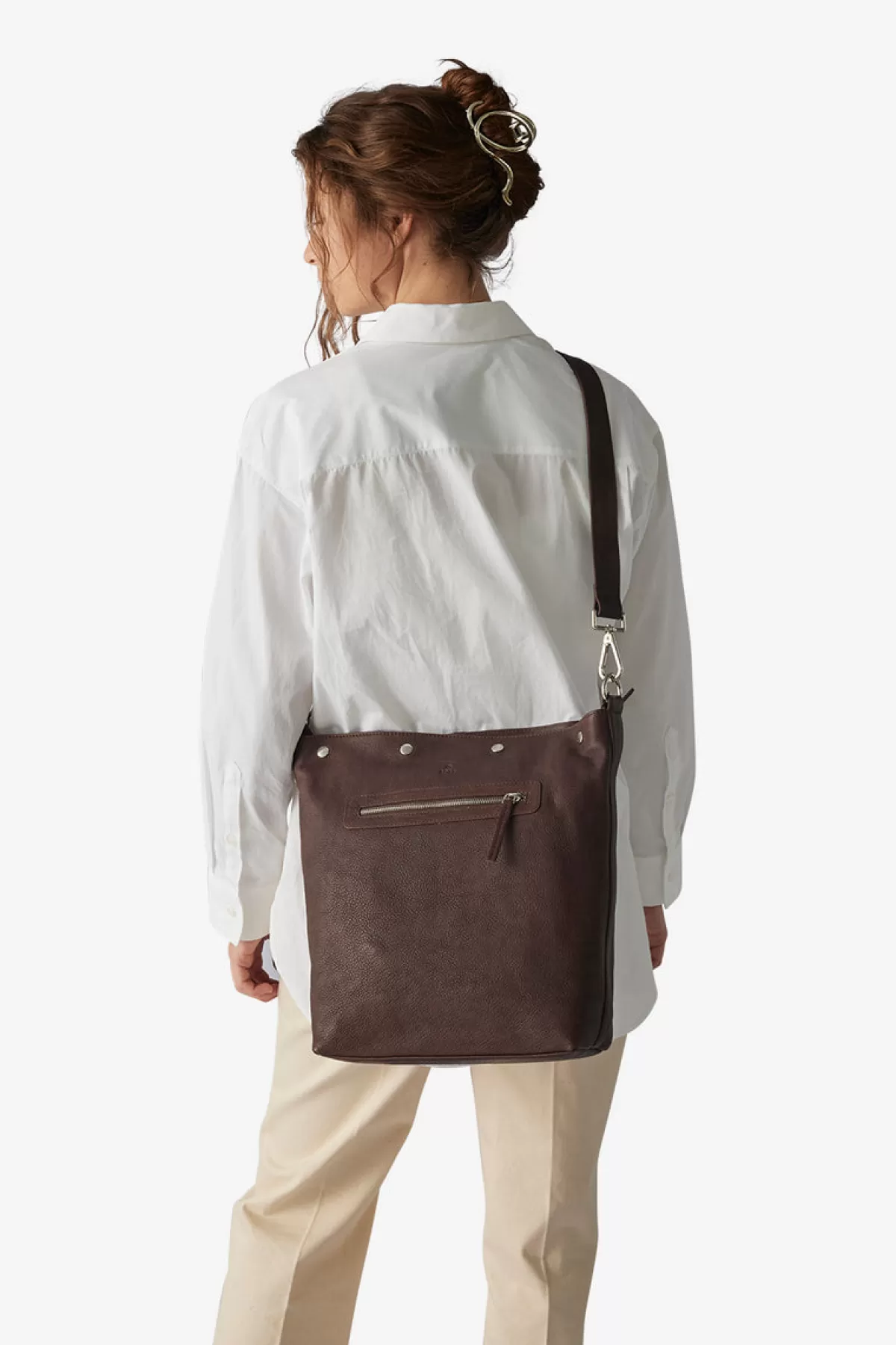 Adax Ravenna Shoulder Bag Elina Dark brown Cheap