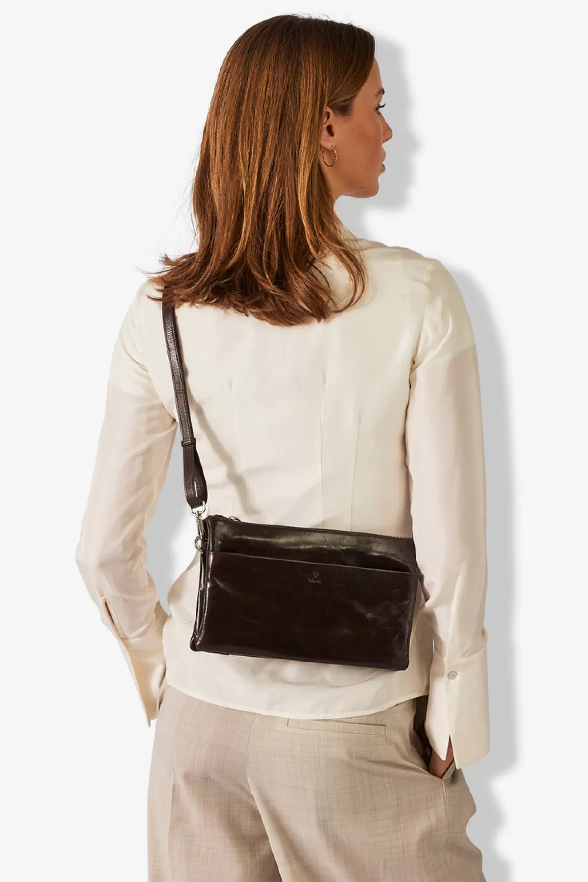 Adax Salerno Combi Clutch Jasmina Dark brown Hot
