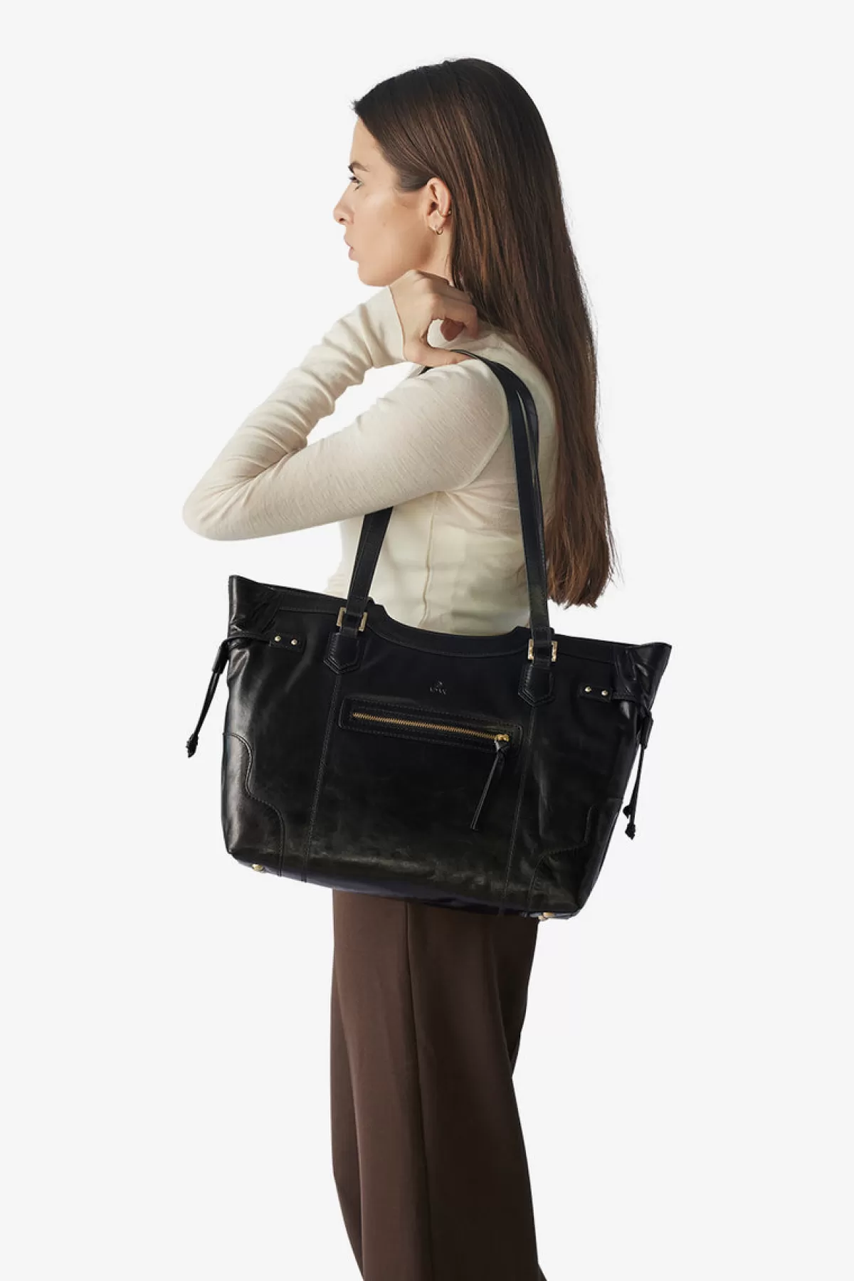 Adax Salerno Shopper Krista Black Shop