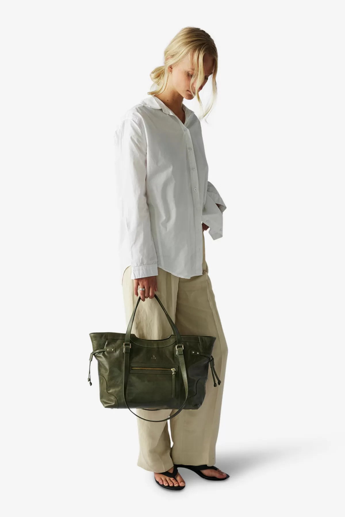 Adax Salerno Shopper Krista Olive Sale