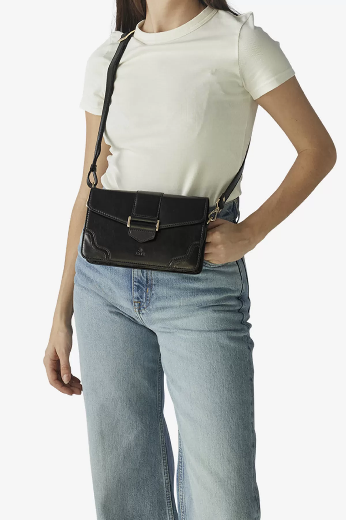 Adax Salerno Shoulder Bag Aneta Black Best Sale
