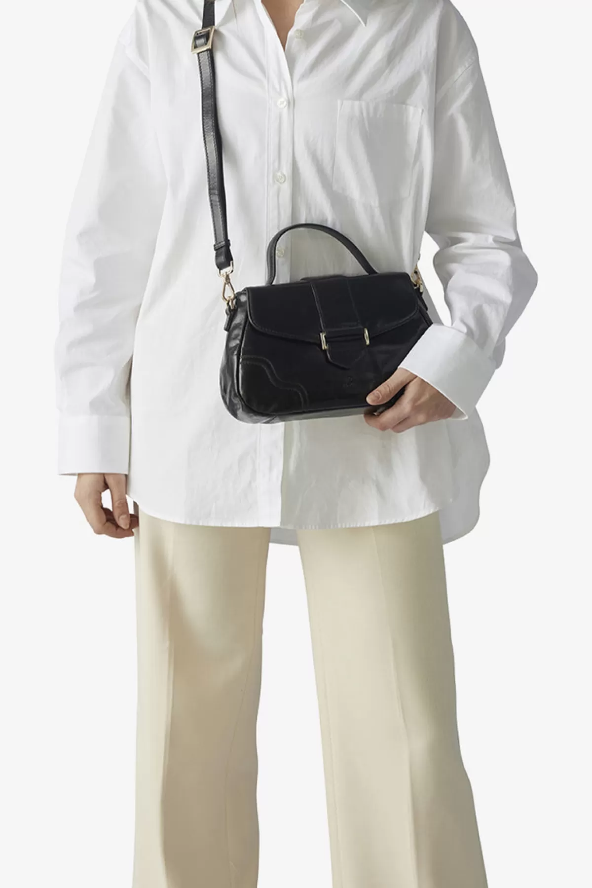 Adax Salerno Shoulder Bag Lala Black Flash Sale