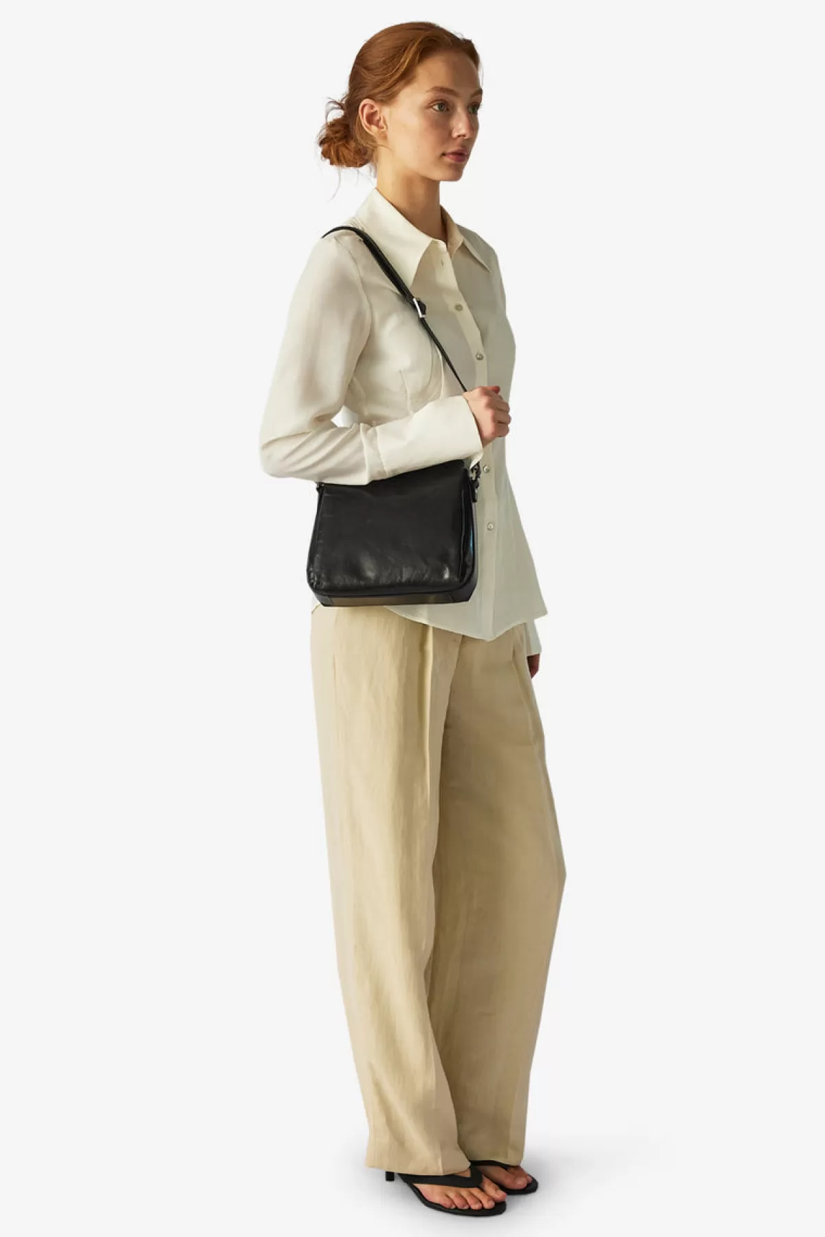 Adax Salerno Shoulder Bag Sia Black Clearance