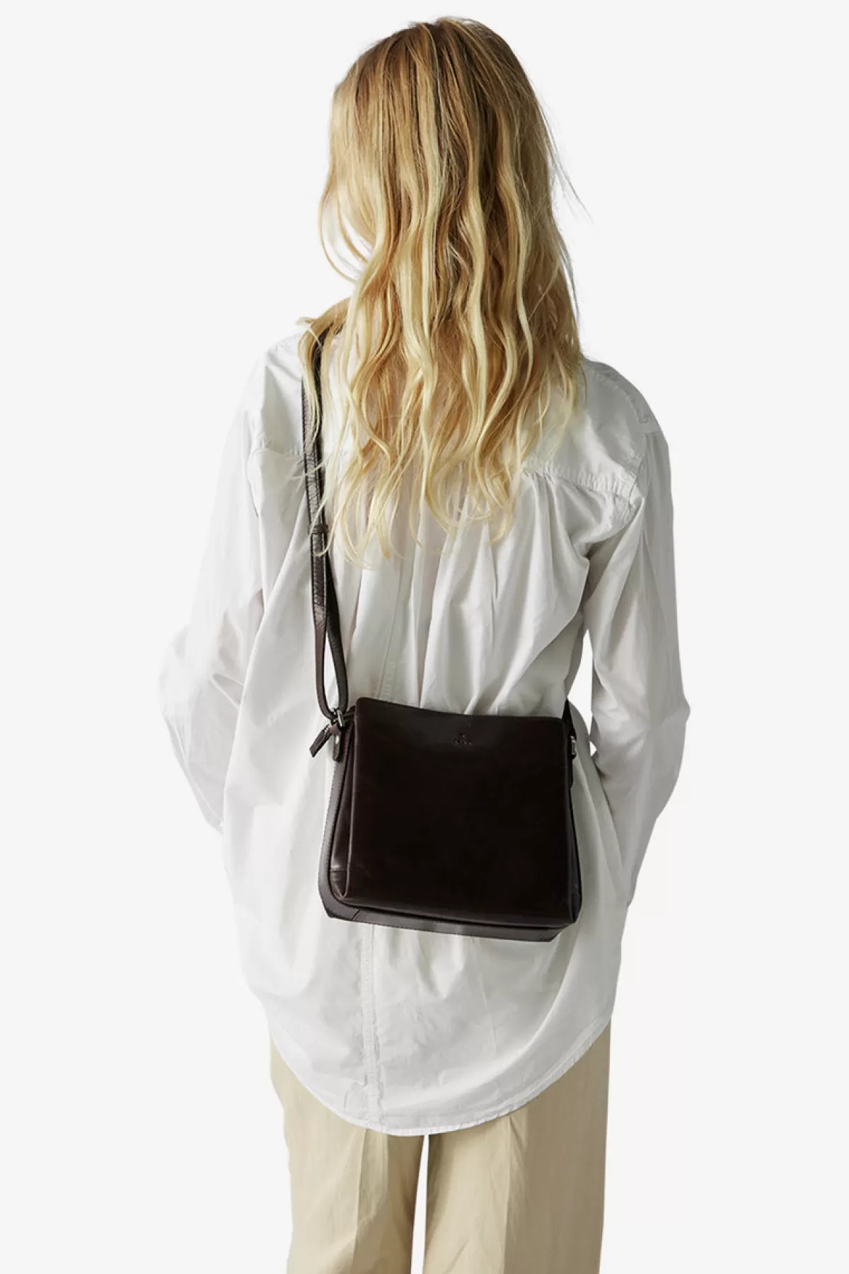 Adax Salerno Shoulder Bag Sia Dark brown Sale