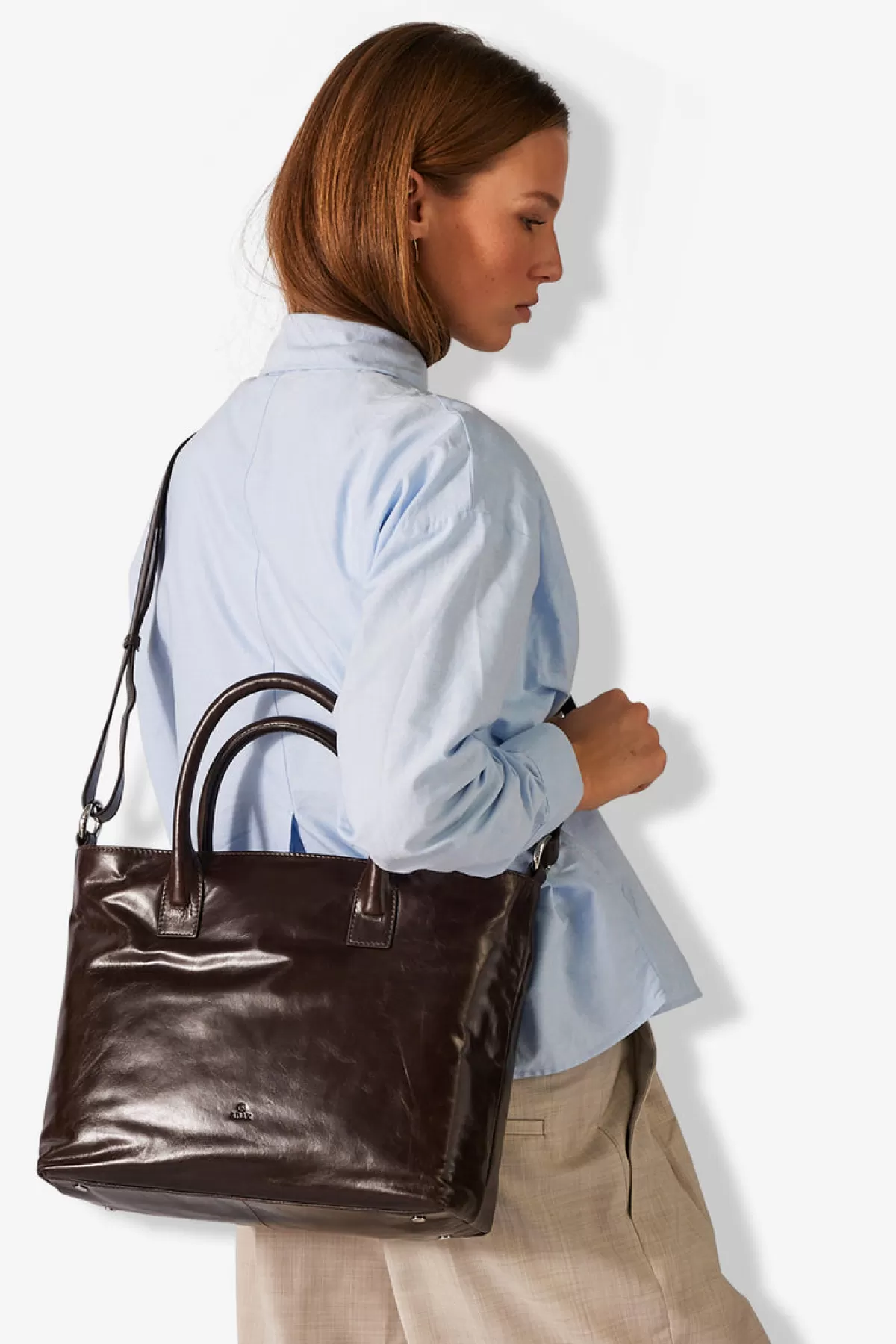 Adax Salerno Shoulder Bag Vilde Dark brown New
