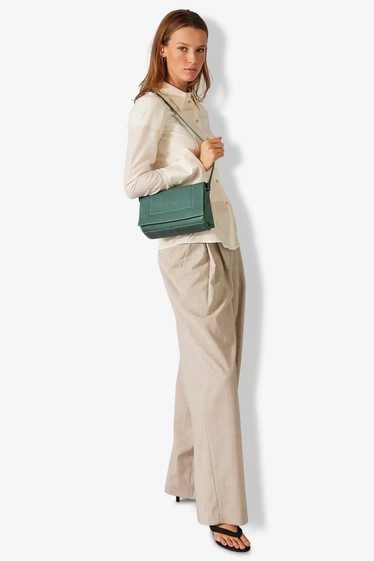 Adax Venezia Shoulder Bag Celina Dark mint Best Sale