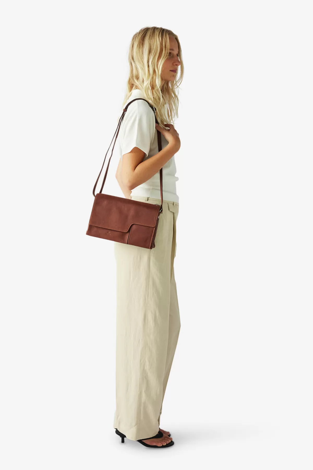 Adax Venezia Shoulder Bag Dolores Cognac Cheap