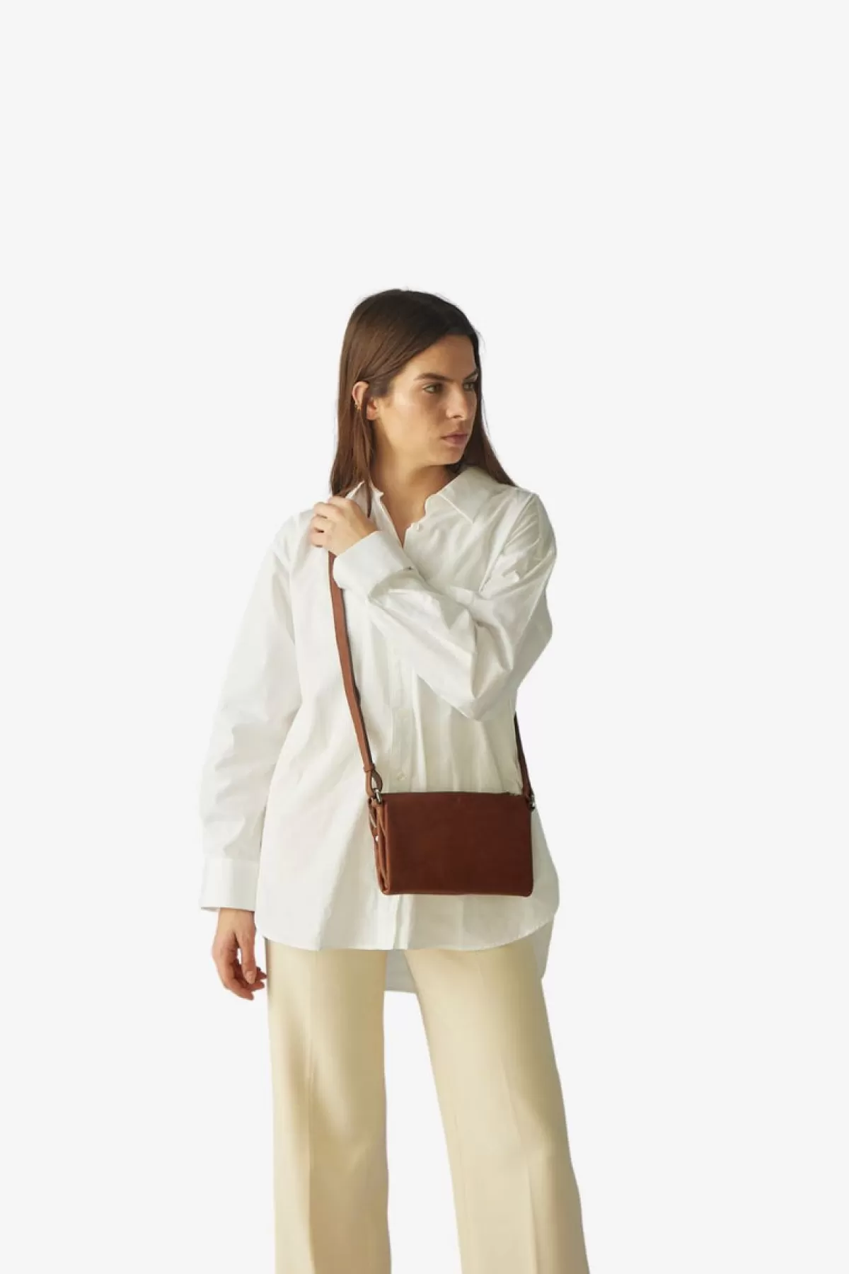 Adax Venezia Shoulder Bag Lindsey Cognac Cheap