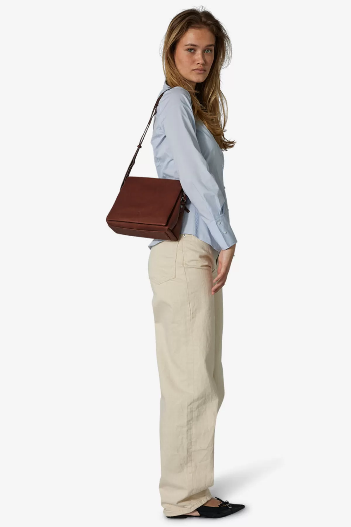Adax Venezia Shoulder Bag Majse Chocolate Online
