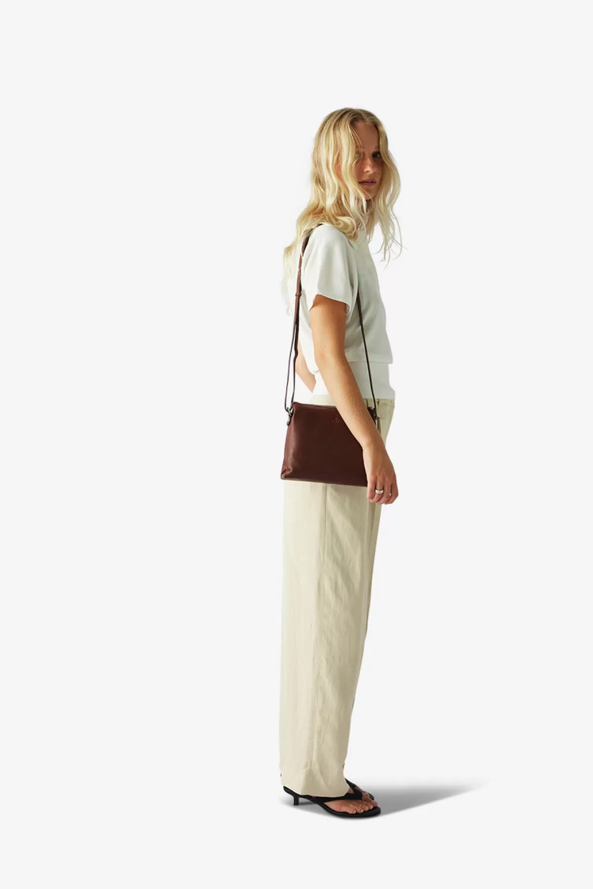 Adax Venezia Shoulder Bag Sus Chocolate Cheap